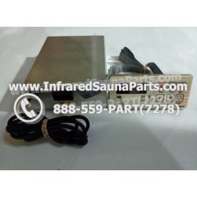 COMPLETE CONTROL POWER BOX WITH CONTROL PANEL - COMPLETE CONTROL POWER BOX  O-SAUNA INFRARED SAUNA WITH CONTROL PANEL 11