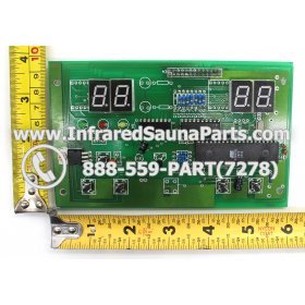 CIRCUIT BOARDS WITH  FACE PLATES - CIRCUIT BOARD WITH FACE PLATE ZENAWAKENING  INFRARED SAUNA 10J0460 3