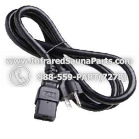 POWER CORD - POWER CORD 6ft NEMA 5-20P USA 3 PIN PLUG TO C19 SJT  PLUG STYLE 10 1