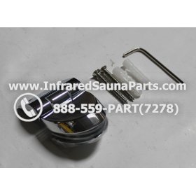 DOOR HINGES - GLASS DOOR HINGE STYLE 6 COMPLETE SET 10