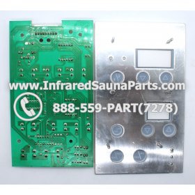 CIRCUIT BOARDS WITH  FACE PLATES - CIRCUIT BOARD WITH FACEPLATE AOK-SP4262B V03 BODIL SAUNA 2