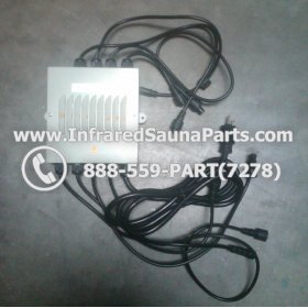 COMPLETE CONTROL POWER BOX 110V / 120V - COMPLETE CONTROL POWER BOX 110V / 120V FED INTL.INFRARED SAUNA WITH 8 HEATER PLUGS v1 13