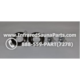 COMPLETE LIGHT ASSEMBLY 110V / 120V - COMPLETE LIGHT ASSEMBLY 2 HOUSING IN SILVER FINISH WITH 2 BULBS 110V / 120V 4