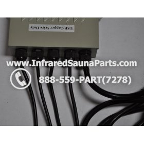 COMPLETE CONTROL POWER BOX 220V / 240V - COMPLETE CONTROL POWER BOX 220V / 240V SUNTECH INFRARED SAUNA WITH 8 HEATER PLUGS v1 6