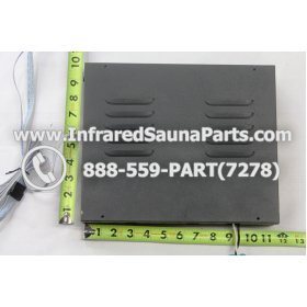 COMPLETE CONTROL POWER BOX WITH CONTROL PANEL - COMPLETE CONTROL POWER BOX ENLIGHTEN INFRARED SAUNA WITH DIGITAL HEAT LEVEL CONTROL WITH ONE CONTROL PANEL 110V / 120V STYLE 1 6