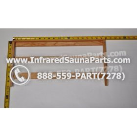 WOOD MAGAZINE HOLDERS - HEMLOCK WOOD MAGAZINE RACK ( 19.5" x 10" ) 2