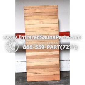 WOOD BENCHS + HEATERS - HEMLOCK WOOD BENCH ( 44.2" x 19.6" ) 1