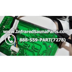 COMPLETE CONTROL POWER BOX WITH CONTROL PANEL - COMPLETE CONTROL POWER BOX JOSEN INFRARED SAUNA STYLE 1 WITH TWO CONTROL PANELS 6