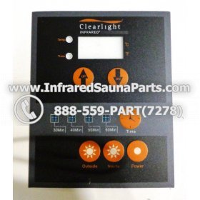 COMPLETE CONTROL POWER BOX WITH CONTROL PANEL - COMPLETE CONTROL POWER BOX CLEARLIGHT INFRARED SAUNA 110v 120v WITH TWO CONTROL PANELS 22