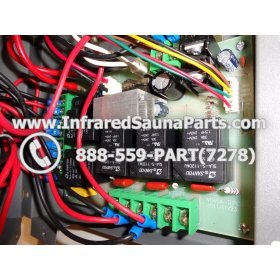 COMPLETE CONTROL POWER BOX WITH CONTROL PANEL - COMPLETE CONTROL POWER BOX CLEARLIGHT INFRARED SAUNA 110v 120v WITH TWO CONTROL PANELS 26