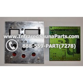 CIRCUIT BOARDS WITH  FACE PLATES - CIRCUIT BOARD WITH FACE PLATE WATERSTAR INFRARED SAUNA  06S085 3