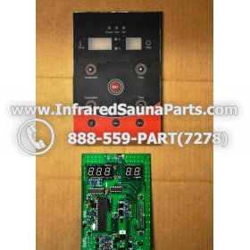 CIRCUIT BOARDS WITH  FACE PLATES - CIRCUIT BOARD WITH FACE PLATE LUX INFRARED SAUNA 06S084 1