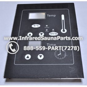 FACE PLATES - FACEPLATE FOR CIRCUIT BOARD BAMXSAUNA INFRARED SAUNA 03112006 OR 12092007 1
