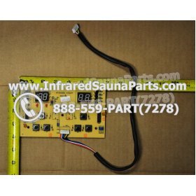 CIRCUIT BOARDS / TOUCH PADS - CIRCUIT BOARD  TOUCHPAD KEYSBACKYARD INFRARED SAUNA WITH THERMO WIRE NYSN2DB V3.2F 2