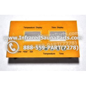 CIRCUIT BOARDS WITH  FACE PLATES - CIRCUIT BOARD WITH FACEPLATE WATERSTAR INFRARED SAUNA 06S10196 1