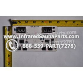 CIRCUIT BOARDS WITH  FACE PLATES - CIRCUIT BOARD WITH FACEPLATE SAUNA SUPPLY WORLD INFRARED SAUNA  NYSN-DBF V6.0 5