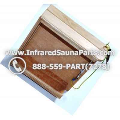 WOOD STEREO HOUSINGS - HEMLOCK WOOD STEREO  COVER WITH ANTENNA 1