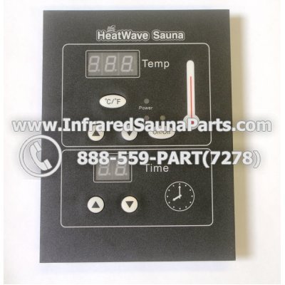 CIRCUIT BOARDS WITH  FACE PLATES - CIRCUIT BOARD WITH FACE PLATE HEATWAVE INFRARED SAUNA  AUTO ON OFF SWITCH DUAL SIDE 1