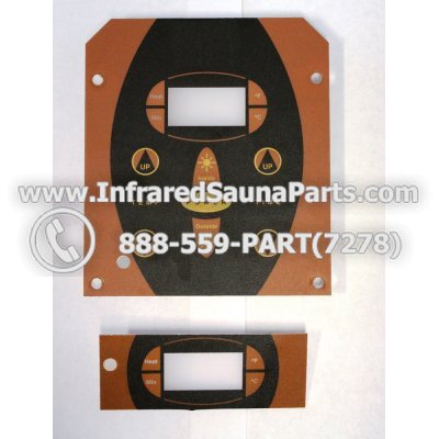 FACE PLATES - FACEPLATE FOR SUNLIGHT INFRARED SAUNA FRONT AND BACK COMBO 1