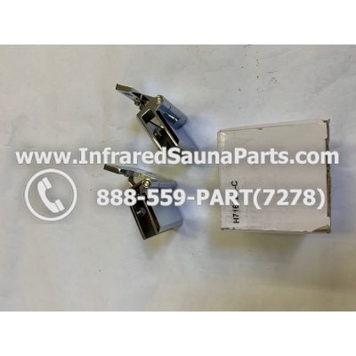 DOOR HINGES - Glass door hinge H7160EC-C Full Set 1