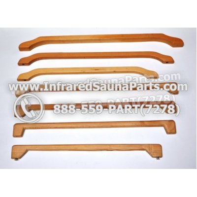 WOOD HANDLES + TOWEL HANDLES - HEMLOCK WOOD TOWEL HANDLE ( 22" x 1.75" ) 1